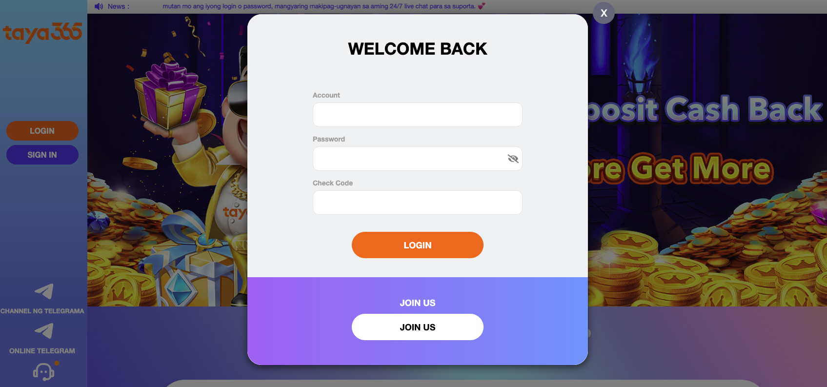 Taya365 Casino Login Guide: Steps on How to create an account