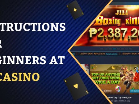 Instructions for Beginners at S5 CASINO